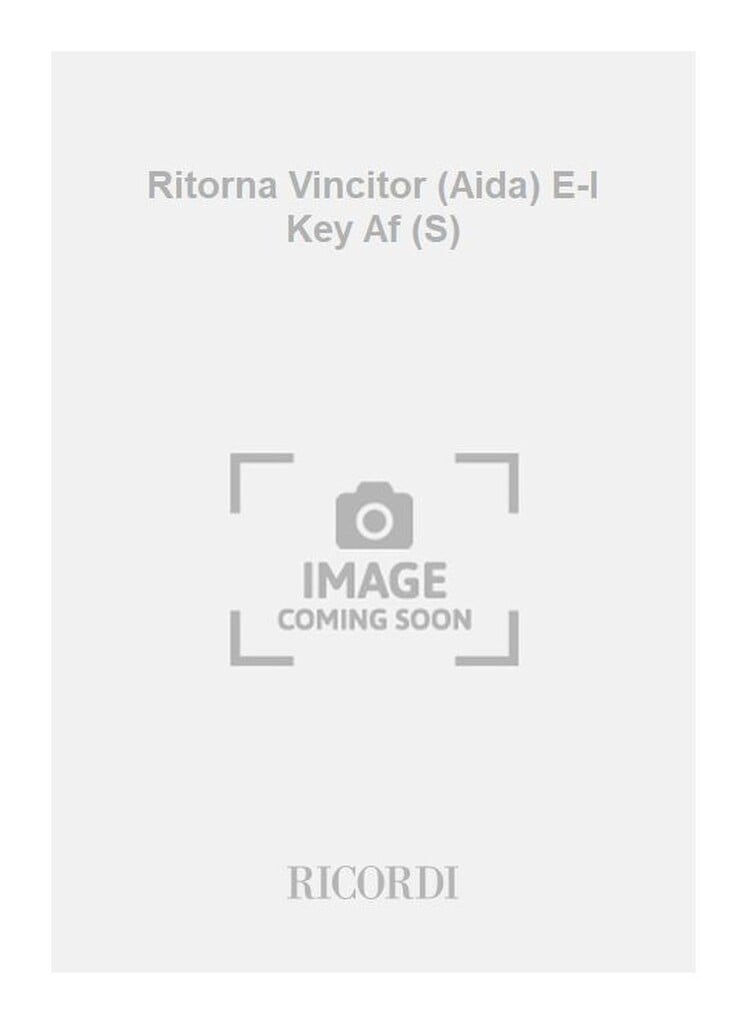 Ritorna Vincitor (Aida) E-I Key Af (S)